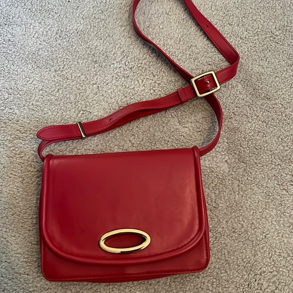 Zara  genuine leather shoulder bag